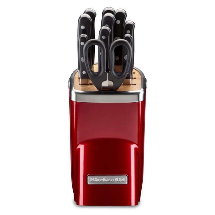 Kitchenaid 11 Piece Professional Knife Set Candy Apple Red Kitchenaid 11 Piece Professional Knife Set Candy Apple Red Williams Sonoma