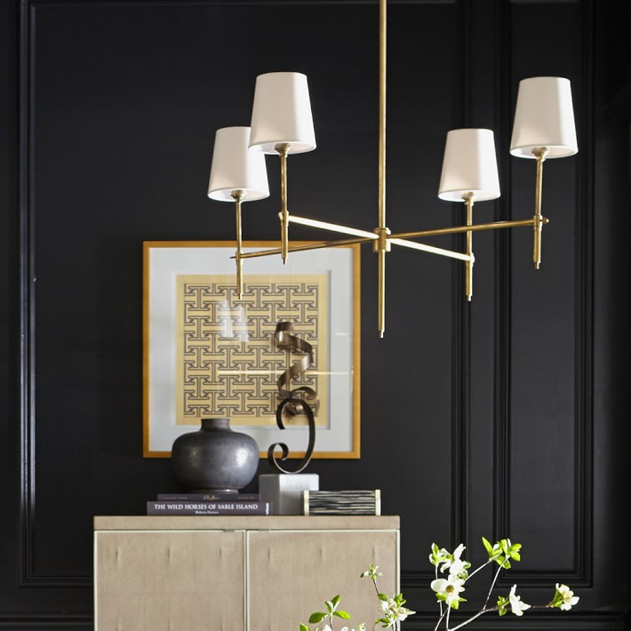 Owen Chandelier Antique Brass Williams Sonoma