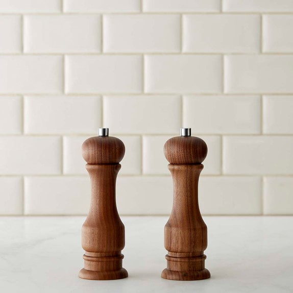 Williams Sonoma Traditional Walnut Wood Salt Pepper Mills Williams Sonoma Traditional Walnut Wood Salt Pepper Mills
