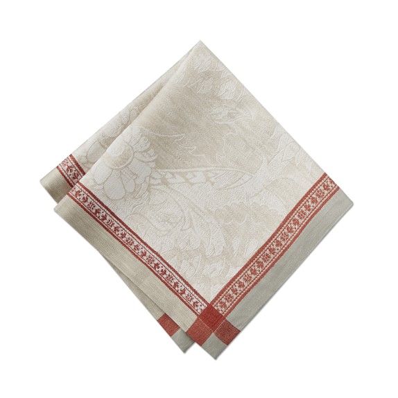Artichoke Jacquard Napkins Williams Sonoma