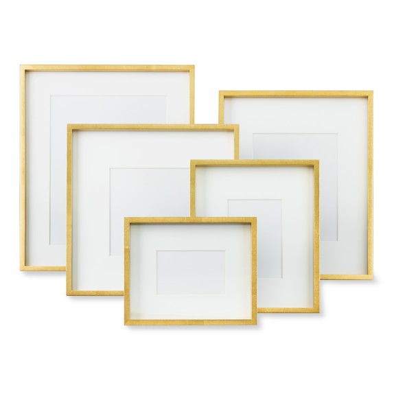 Picture Frames Williams Sonoma Gold Metallic Gallery Frame