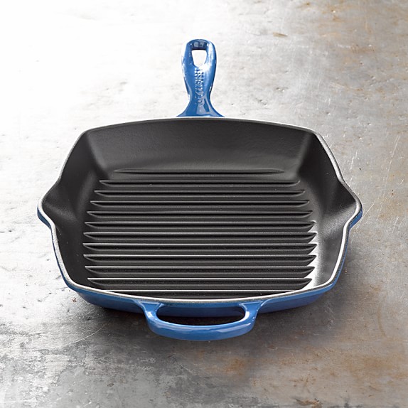 Le Creuset Signature Cast-Iron Square Grill Pan | Williams ...