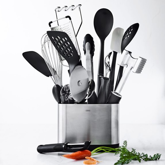 Oxo 15 Piece Kitchen Tool Set Williams Sonoma Oxo 15 Piece Kitchen Tool Set Saved View Larger Roll Over Image To Zoom