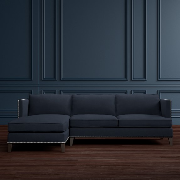 Hyde 2Piece Chaise Sectional, Left Williams Sonoma