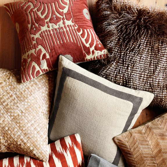 Velvet Ikat Applique Pillow Cover RedNatural Williams Sonoma Unique Williams Sonoma Decorative Pillows Velvet Ikat Applique Pillow Cover RedNatural Williams Sonoma Unique Williams Sonoma Decorative Pillows