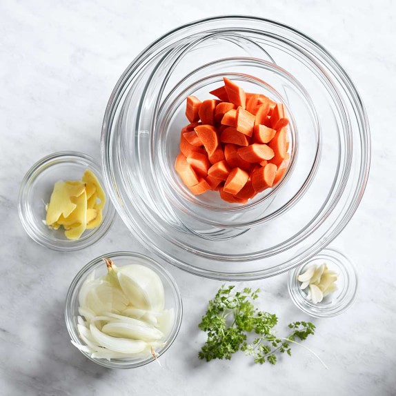 10Piece Glass Mixing Bowl Set Williams Sonoma