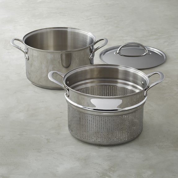 Williams Sonoma StainlessSteel Multipot with Pasta Insert, 8 Qt