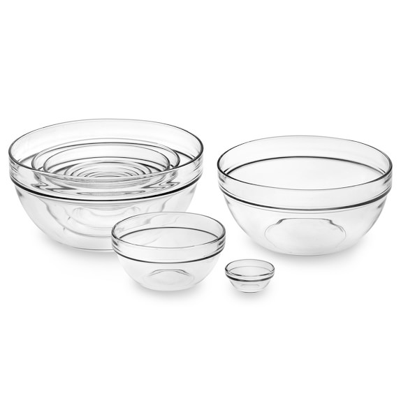10Piece Glass Mixing Bowl Set Williams Sonoma