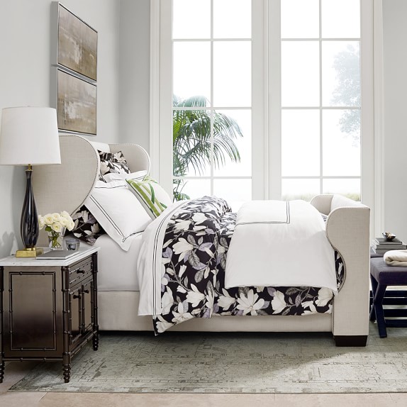 Italian Hotel Embroidered Bedding Williams Sonoma