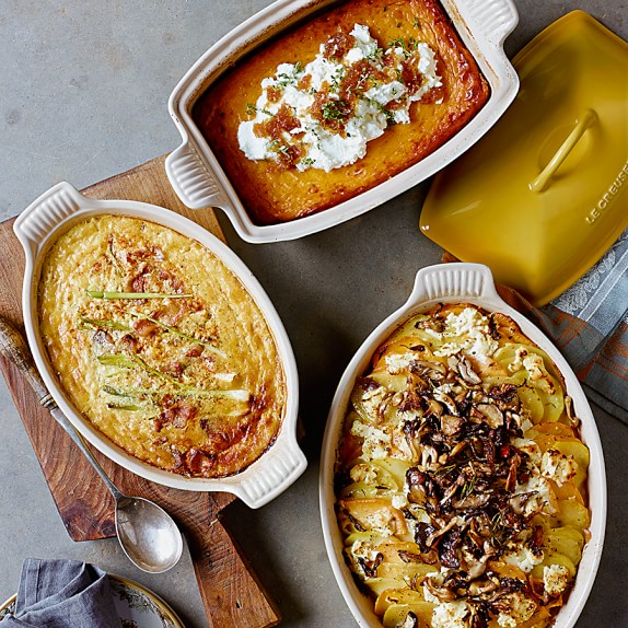 Le Creuset Heritage Stoneware Deep Covered Baker Williams Sonoma