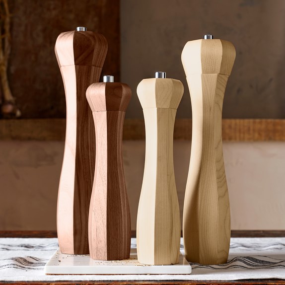 Williams Sonoma Octagonal Walnut Wood Salt Pepper Mills Scroll To Next Item