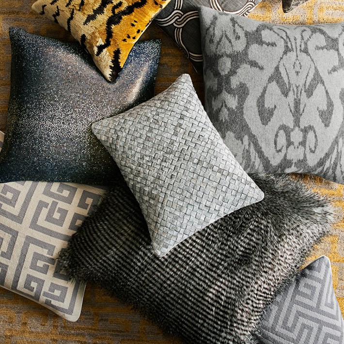 Woven Leather Hide Boudoir Pillow Cover Tan Williams Sonoma Gorgeous Williams Sonoma Decorative Pillows Woven Leather Hide Boudoir Pillow Cover Tan Williams Sonoma Gorgeous Williams Sonoma Decorative Pillows