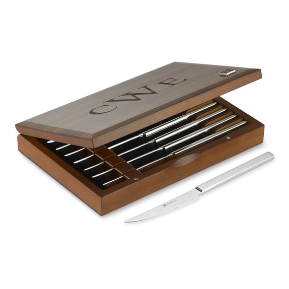 Wüsthof StainlessSteel 8Piece Steak Knife Box Set Williams Sonoma