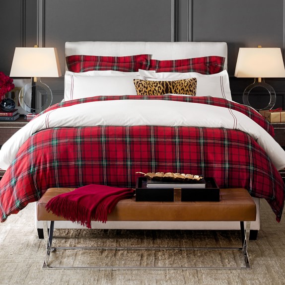 Tartan Bedding Red Williams Sonoma Tartan Bedding Duvet Queen Red Scroll To Next Item
