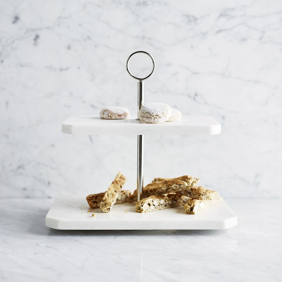 Marble 2Tiered Stand Williams Sonoma