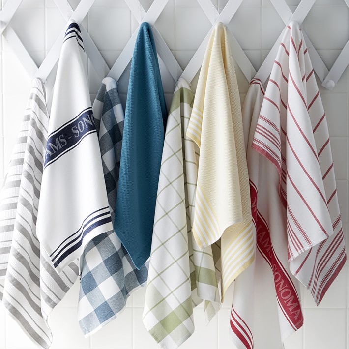 Williams Sonoma Classic Logo Towels Set Of 4