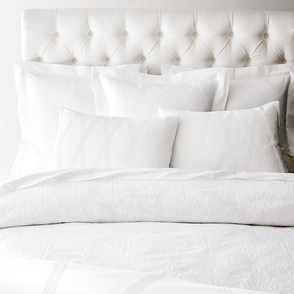 Ikat Embroidered Bedding Williams Sonoma