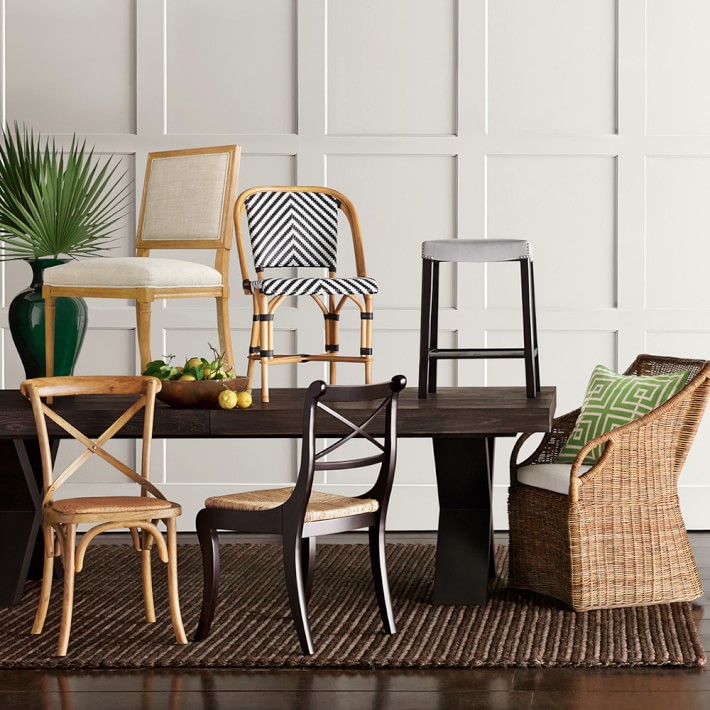 Parisian Bistro Woven Side Chair Williams Sonoma