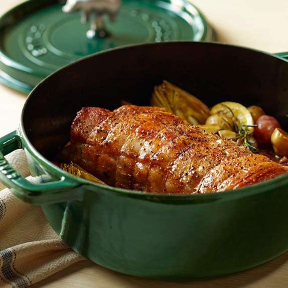 Staub CastIron Round Wide Cocotte, 6Qt. Williams Sonoma