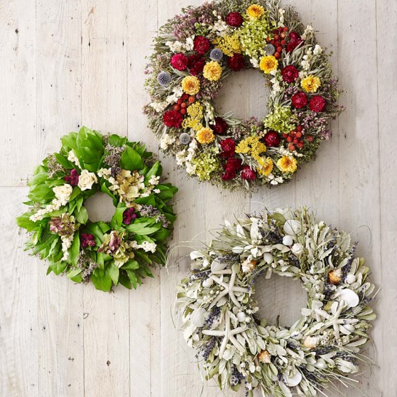 Gardens bloom wreath  williams sonoma Gardens bloom wreath  williams sonoma