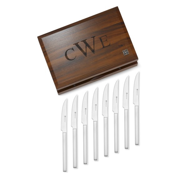 Wüsthof StainlessSteel 8Piece Steak Knife Box Set Williams Sonoma