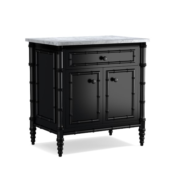 Hampstead Nightstand, Marble Top Williams Sonoma