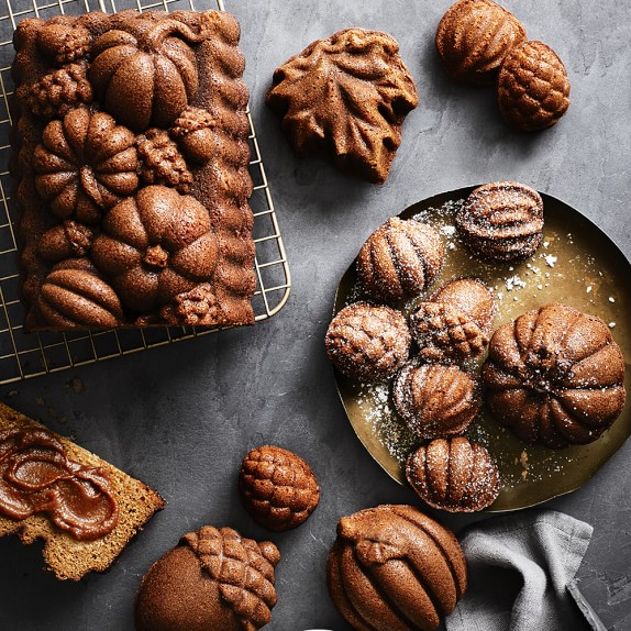 Nordic Ware Fall Cakelet Pan Williams Sonoma