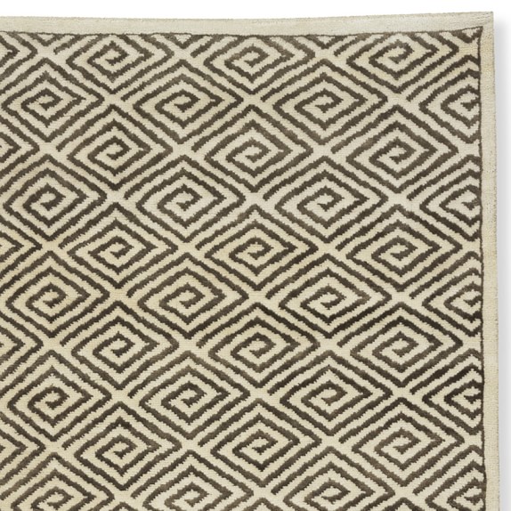 Graphic Greek Key Rug Williams Sonoma