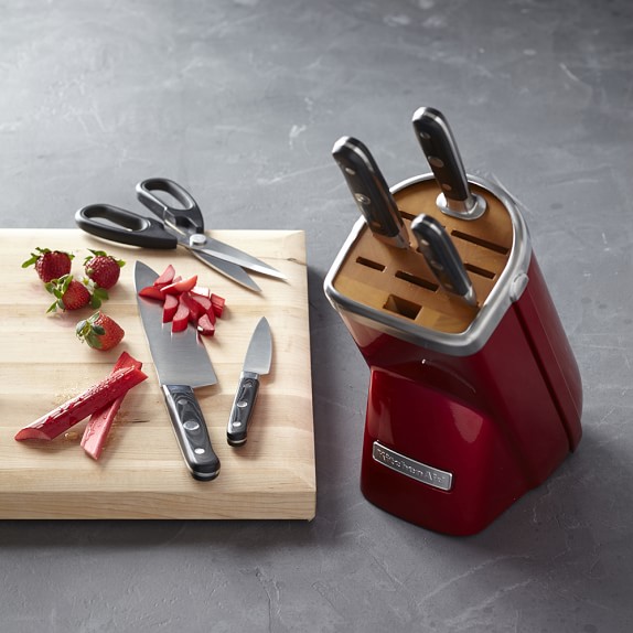 Kitchenaid 7 Piece Professional Knife Set Candy Apple Red Kitchenaid 7 Piece Professional Knife Set Candy Apple Red