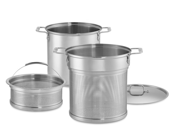 All-Clad Perforated Multipot with Steamer Basket, 12-Qt. Williams Sonoma All-Clad Perforated Multipot with Steamer Basket, 12-Qt. Williams Sonoma