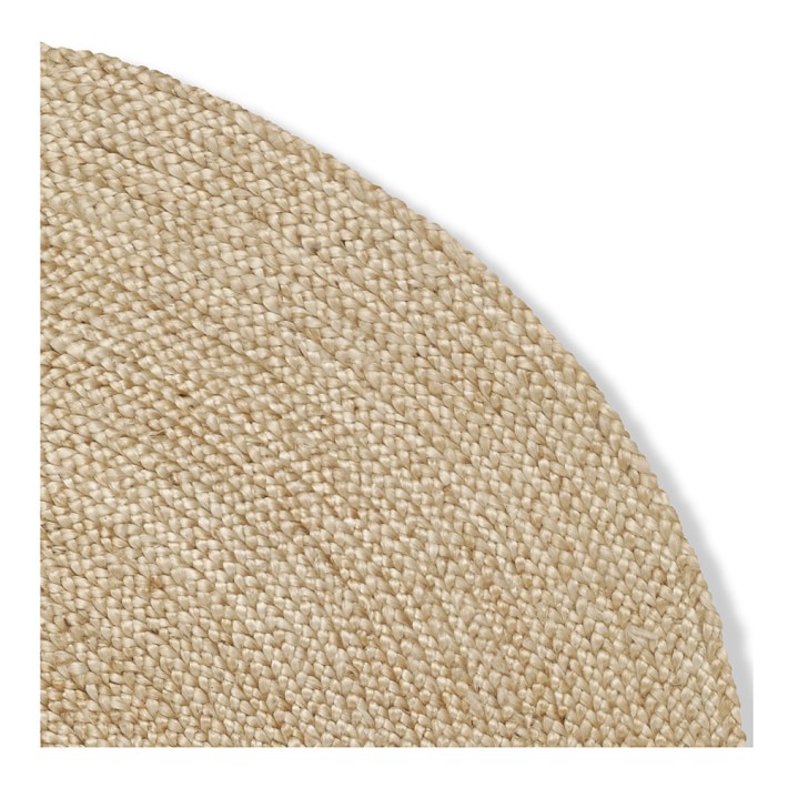Natural Braided Round Rug Williams Sonoma
