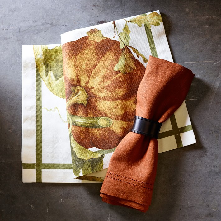 Botanical Pumpkin Napkins