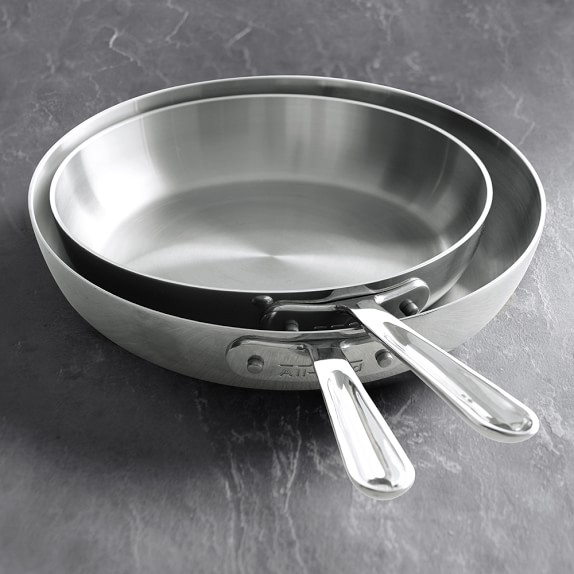 AllClad d5 StainlessSteel French Skillets, Set of 2 Williams Sonoma