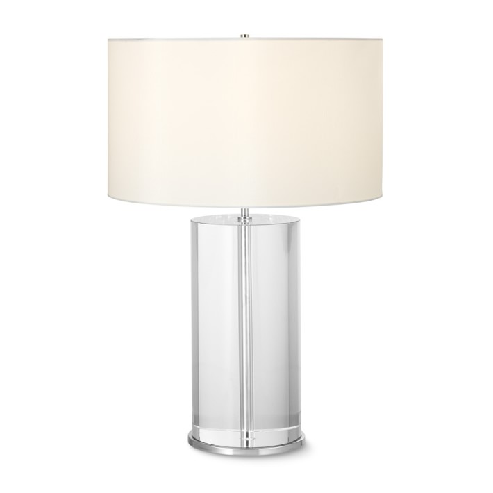 Crystal Cylinder Table Lamp Tall Williams Sonoma