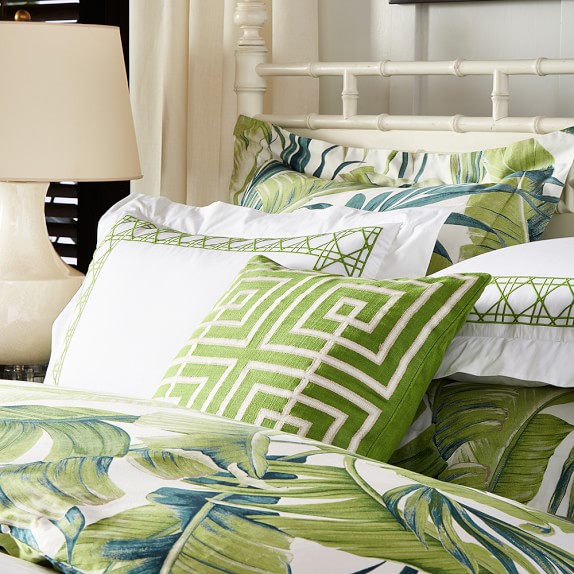 Tropical Leaf Bedding Williams Sonoma