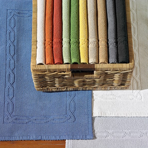 Chambers® Heritage 800Gram Solid Bath Rug Williams Sonoma