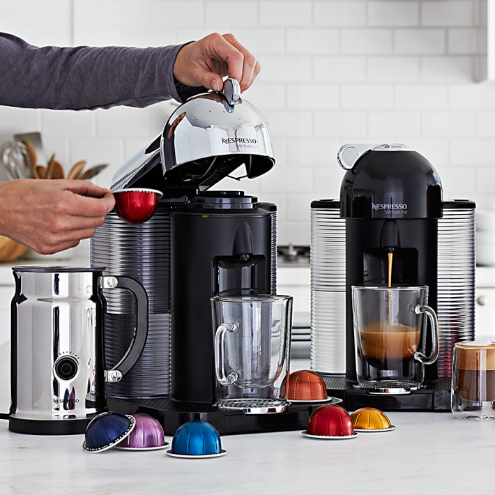 Nespresso Evoluo Coffee Maker Espresso Machine With Aeroccino Milk Frother Nespresso Evoluo Coffee Maker Espresso Machine With Aeroccino Milk Frother