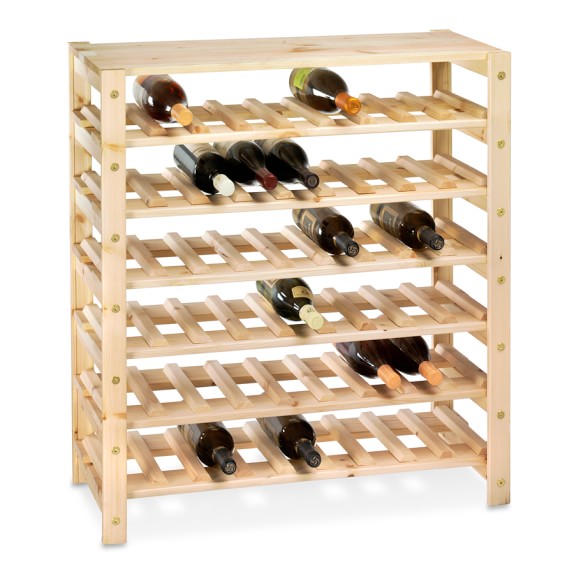 Swedish Wood Shelving, Wine Racks Williams Sonoma