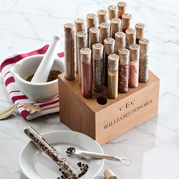 Williams Sonoma 22 Vial Spice Block Set Williams Sonoma