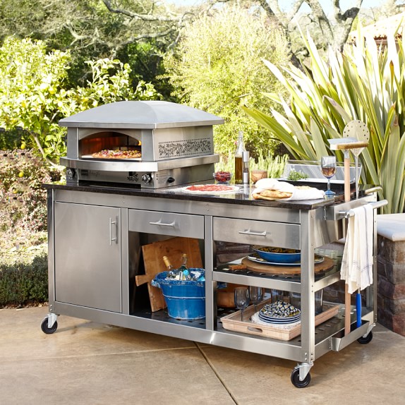 Kalamazoo Artisan Fire Outdoor Pizza Oven Williams Sonoma