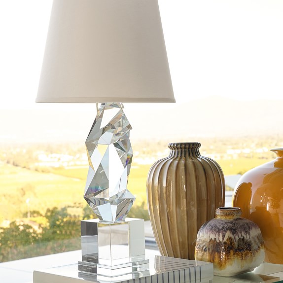 Table Lamps Williams Sonoma Geometric Crystal Table Lamp