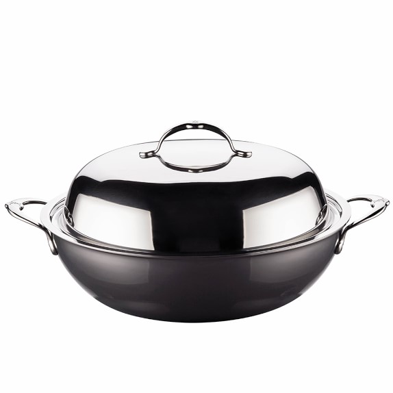 Hestan Nanobond™ StainlessSteel Wok with Lid Williams Sonoma