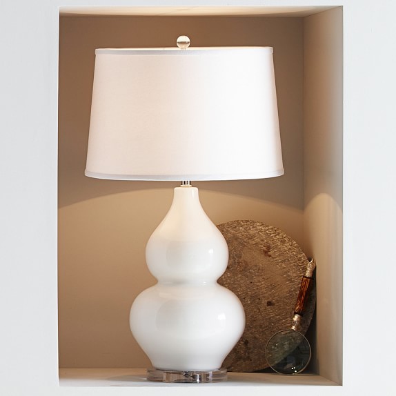Hollis Ceramic Table Lamp, White Williams Sonoma