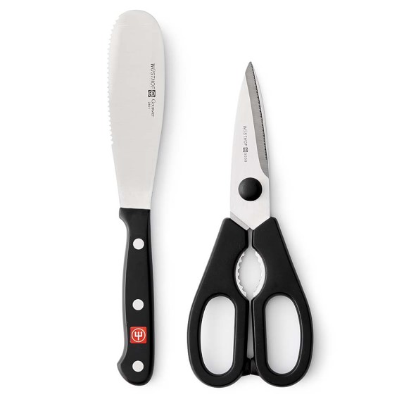 Wüsthof Gourmet 2Piece Shear & Spreader Knife Set Williams Sonoma