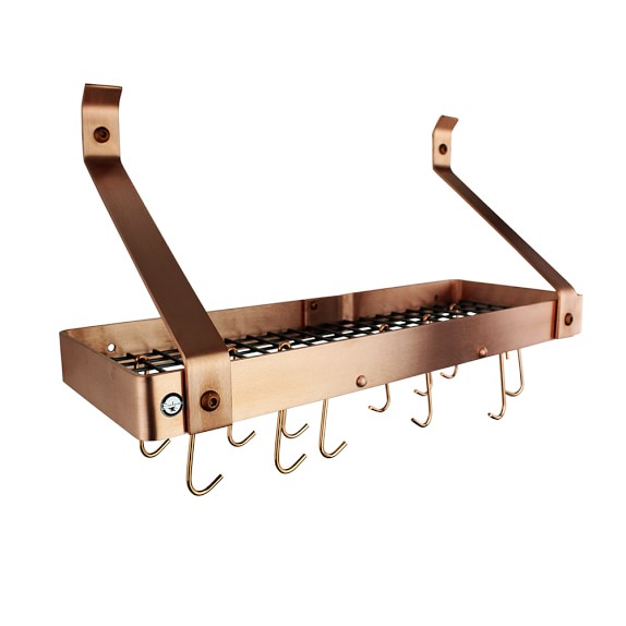 Enclume Wall Mounted Narrow Bookshelf Rack Williams Sonoma Roll Over Image To Zoom