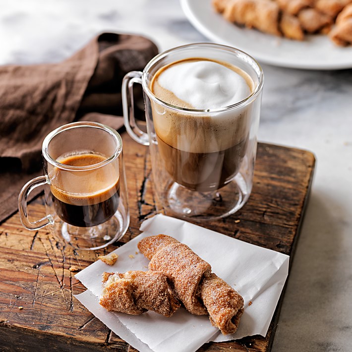 Double Wall Glass Coffee Cups Williams Sonoma