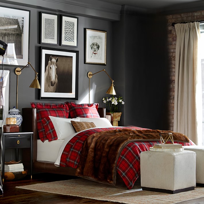 Tartan Bedding Red Williams Sonoma
