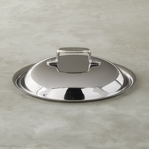 AllClad d5 StainlessSteel Domed Lid Williams Sonoma