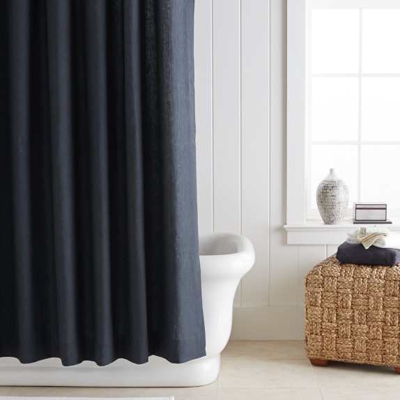 Shower Curtains Williams Sonoma Signature Linen Shower Curtain Sugg 119 Our 83 30