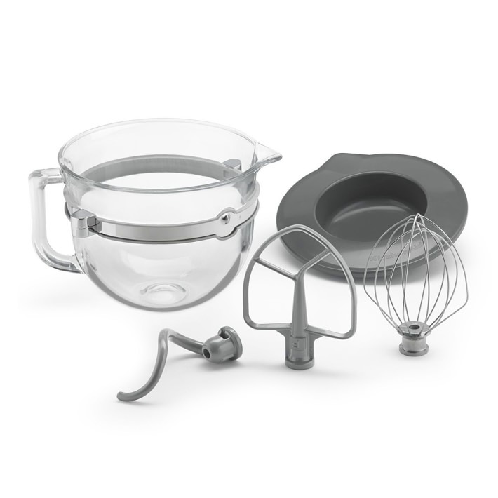 Kitchenaid 6 Qt Glass Bowl With Lid Mxing Tools Williams Sonoma